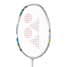 Yonex rakieta do badmintona Nanoflare 700 Game (lekko głowicowo ciężka, elastyczna) srebrna - naciągnięta -